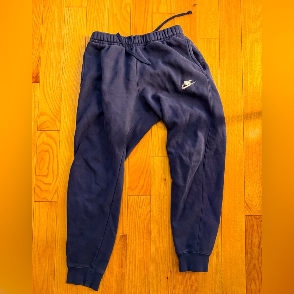 Nike Men’s Blue Jogger Sweatpants - size small